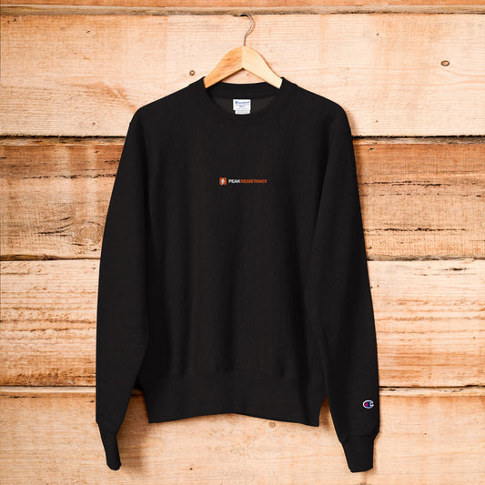 Peak Resistance Champion Sweatshirt (Black)