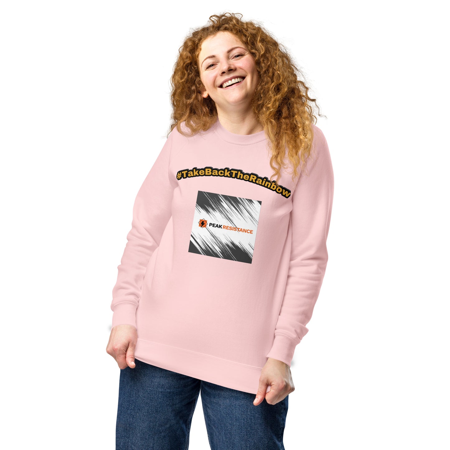 Peak Resistance TBTR Unisex raglan sweatshirt